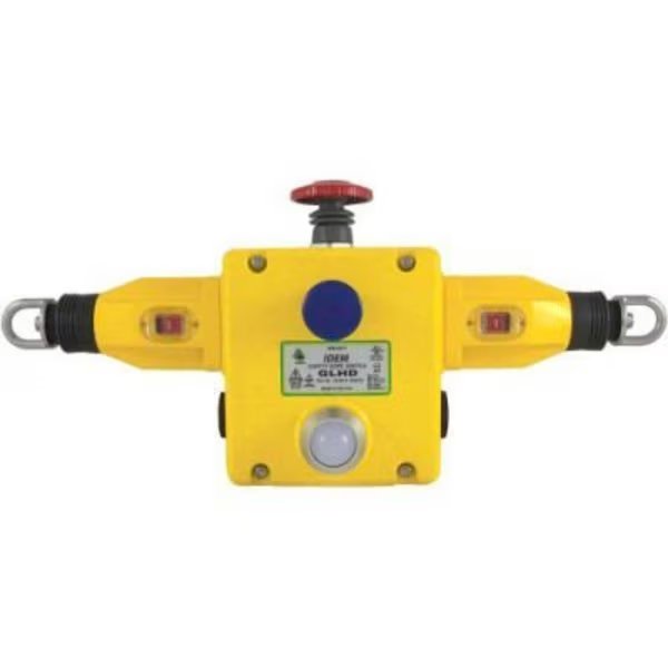 IDEM GLHD Rope Pull Switch W/E Stops/LED, 4NC 2NO, 1/2NPT, Die Cast, Idem Safety Switches Usa, Mfr#: 141002A
