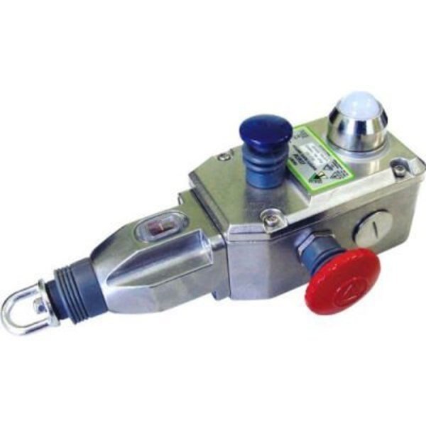 IDEM GLS-SS Rope Pull Switch W/E Stops/LED-STD Act, 2NC 2NO, SS, Idem Safety Switches Usa, Mfr#: 144022A