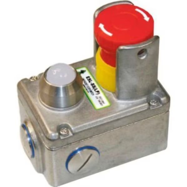 IDEM ESL-SSLP E-Stop Switch W/LED, 2NC 2NO, SS, Idem Safety Switches Usa, Mfr#: 232024-A