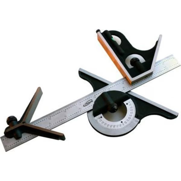 iGAGING Precision Combination Squares w/ 18in Blade, Pack of 4, International Precision Instruments, Mfr#: 34-218-4