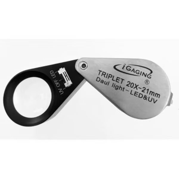 iGAGING Optical Loupe w/ 20X Lens, International Precision Instruments, Mfr#: 36-LUV20