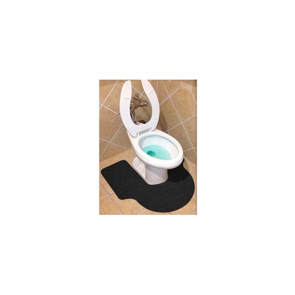 Wizkid Antimicrobial Big A Toilet Mats, Gray 6 Mats/Box -, Sanastar, Mfr#: BIG A-GR Box