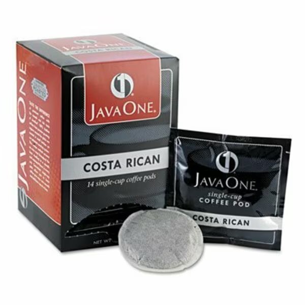 COFFEE PODS, ESTATE COSTA RICAN BLEND, SINGLE CUP, 14PK, Java Trading Co., Mfr#: 30400