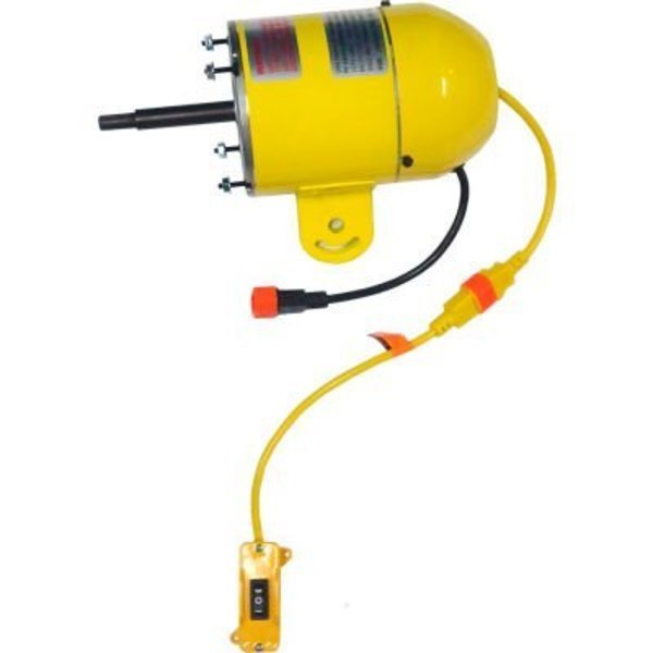 Jan Fan High Efficiency Motor w/ Drop Cord Switch, 115V, 2 Speed, Yellow, Hunter Fan Co. Jan Fan, Mfr#: JF-110V-HEM-DCS