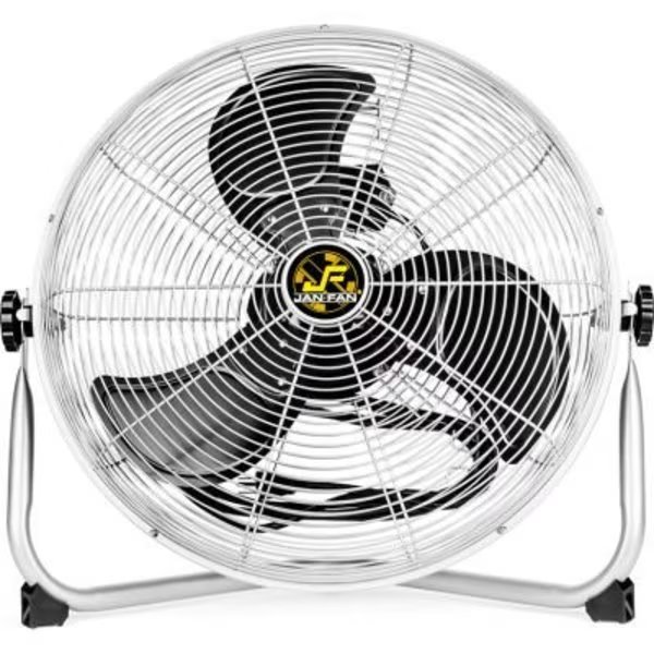 Jan Fan 18in Industrial Workstation Fan, 3 Speed, Silver, Hunter Fan Co. Jan Fan, Mfr#: JF-18F-S