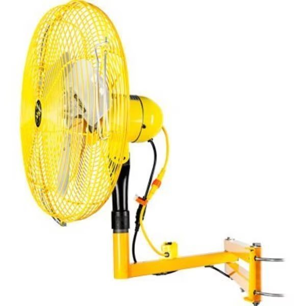 Jan Fan 24in Drop Cord Switch Articulating Dock & Door Fan, 2 Speed, Yellow, 3PK, Hunter Fan Co. Jan Fan, Mfr#: JF-AAM24-DCS
