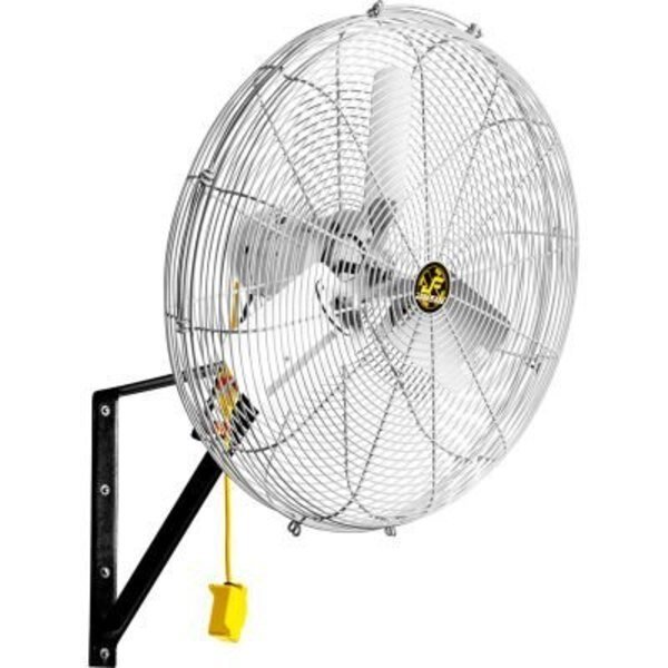 Jan Fan 20in Wall Or Ceiling Mount Fan w/ Drop Cord Switch, 2 Speed, Silver, 3PK, Hunter Fan Co. Jan Fan, Mfr#: JF-WCM20-DCS-S