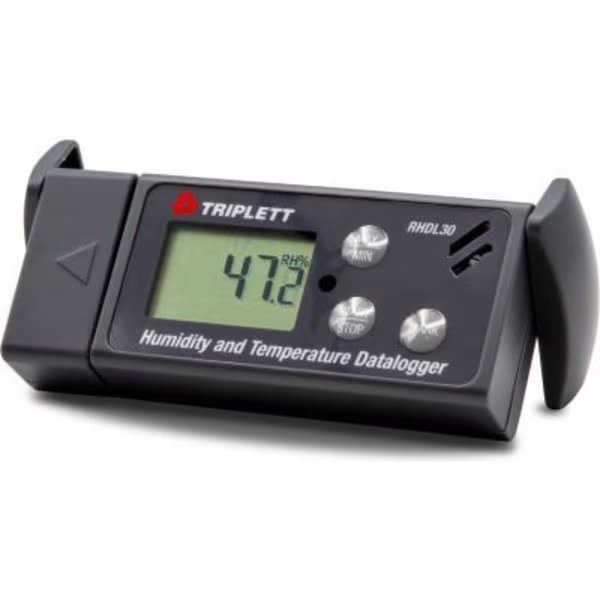 Triplett USB PDF Temperature, Humidity & Pressure Datalogger, 24,000 Readings Each, Jewell Instruments Paper, Mfr#: RHDL30