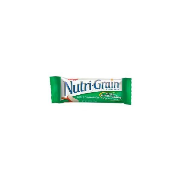 Kelloggs® Nutrigrain Cereal Bars, Apple-Cinnamon, 1.3 Oz, 16/Box, Kelloggs, Mfr#: KEB35645