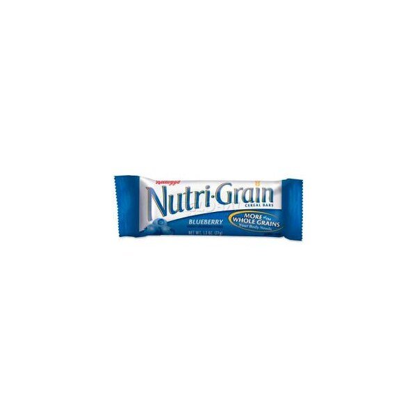 Kelloggs¬Æ Nutrigrain Cereal Bars, Blueberry, 1.3 Oz, 16/Box, Kelloggs, Mfr#: KEB35745
