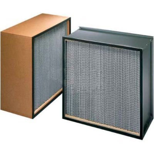 Koch Filter 99.97% BioMAX HEPA Galv. Steel/Dbl Turned Flange 24inW x 24inH x 11-1/2inD, Koch Filter, Mfr#: H66A1X1