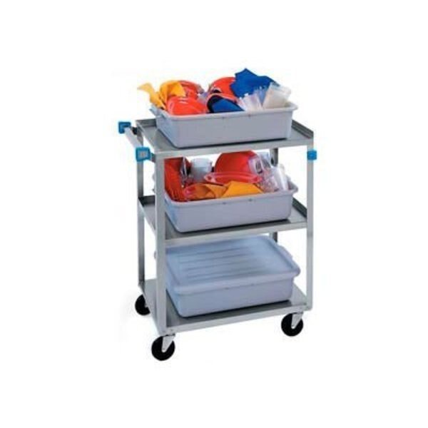 Lakeside Steel Utility Cart w/3 Shelves, 300 lb. Capacity, 30-3/4inL x 18-3/8inW x 33inH, Lakeside Mfg., Mfr#: 322