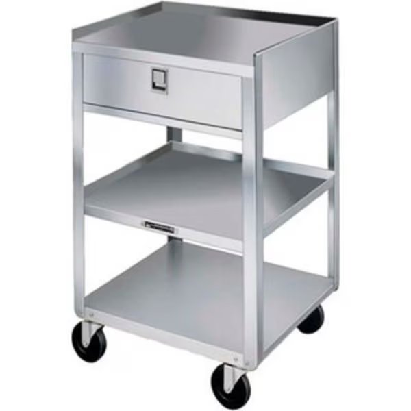 Lakeside Stainless Steel Equipment Stand, 3 Shelves, 1 Drawer, 300 lbs. Capacity, Lakeside Mfg., Mfr#: 356
