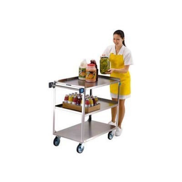 Lakeside Steel Utility Cart w/3 Shelves, 500 lb. Capacity, 39-1/4inL x 23-3/8inW x 49-1/4inH, Lakeside Mfg., Mfr#: 444