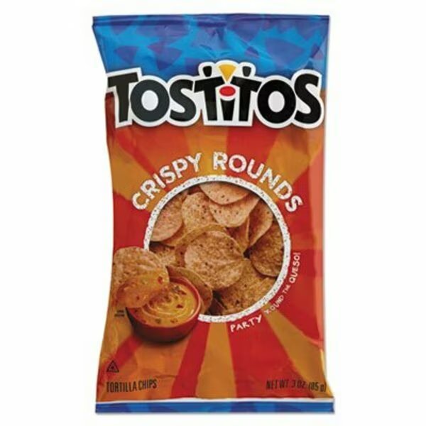 Tostitos, Tortilla Chips Crispy Rounds, 3 Oz Bag, 28PK, Frito-Lay, Mfr#: 20871