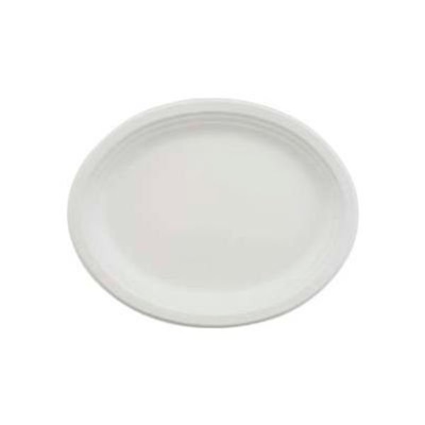 HUHVESPER, Classic Paper Platters, 9 3/4in x 12 1/2in, White, 500/Carton, Chinet, Mfr#: HUH VESPER