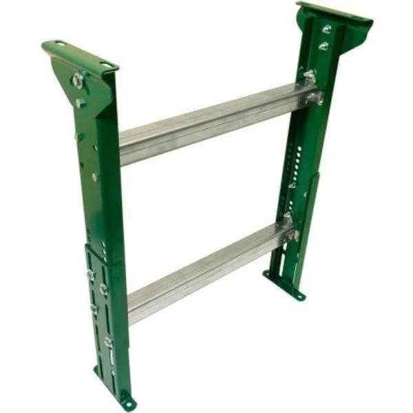 H-Stand Support for Ashland 21in BF Roller Conveyors - Adj. 25-1/4in to 37-1/4inH, Ashland Conveyor, Mfr#: 47338