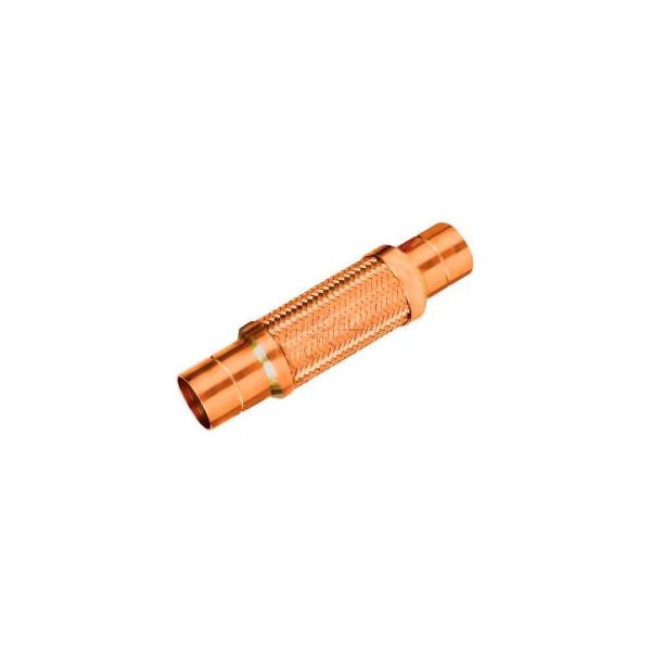 Bronze Hose & Braid w/ Copper Sweat Ends 3/4 x 12, Mason Industries, Mfr#: CPSB .75x12