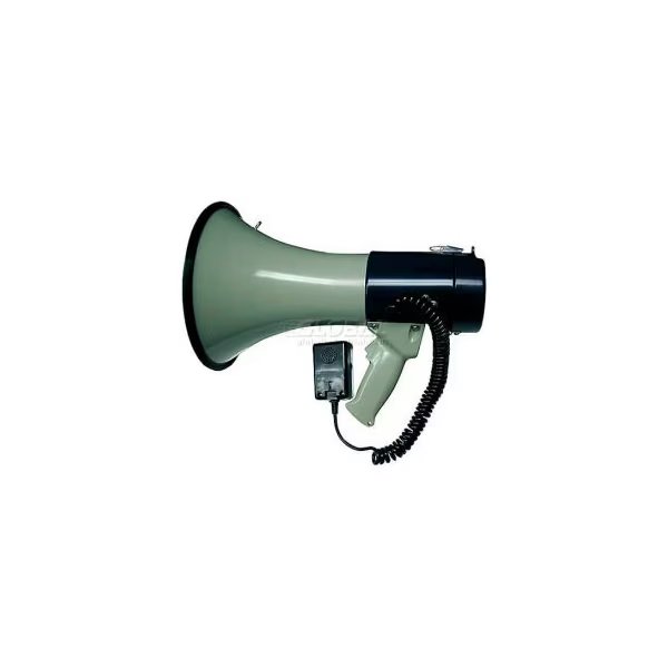 MG Electronics Piezo Dynamic Megaphone With Built-In Siren & Hand-Held Mic, 25W, Mg Electronics, Mfr#: PGM-25MIC