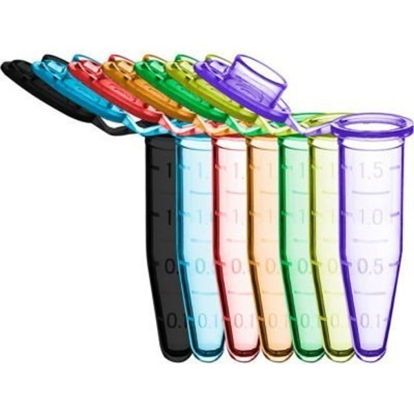 MTC Bio Microcentrifuge Tubes with Cap, Sterile, 1.5 ml, Orange, 500 Pack, Mtc Bio, Mfr#: C2000-O