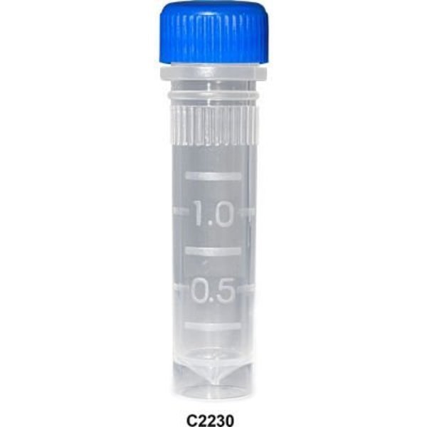 MTC Bio Sure Seal Screw Cap Microtube with O Ring, 2 ml, 1000 Pack, Mtc Bio, Mfr#: C2230