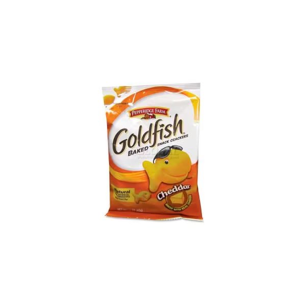 Pepperidge Farm¬Æ Goldfish¬Æ Crackers, Cheddar, 1.5 Oz, 72/Carton, Marjack, Mfr#: CAM13539