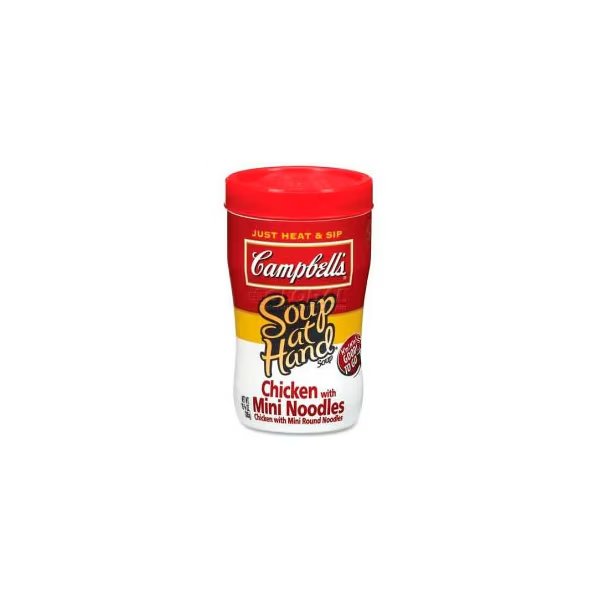 Campbell's Soup At Hand®, Microwavable, Chicken Noodle, 10.75 Oz, 8/Carton, Marjack, Mfr#: CAM14982