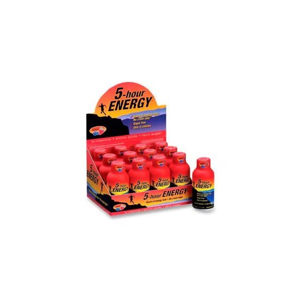5-Hour Energy® Energy Drink, Berry, 1.93 oz., 12 / Pack, Marjack, Mfr#: FHE500181