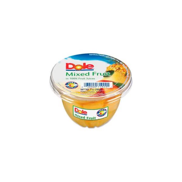 Dole® Fruit Cups, Mixed Fruit, 7 oz, 12/Carton, Marjack, Mfr#: DFC71924