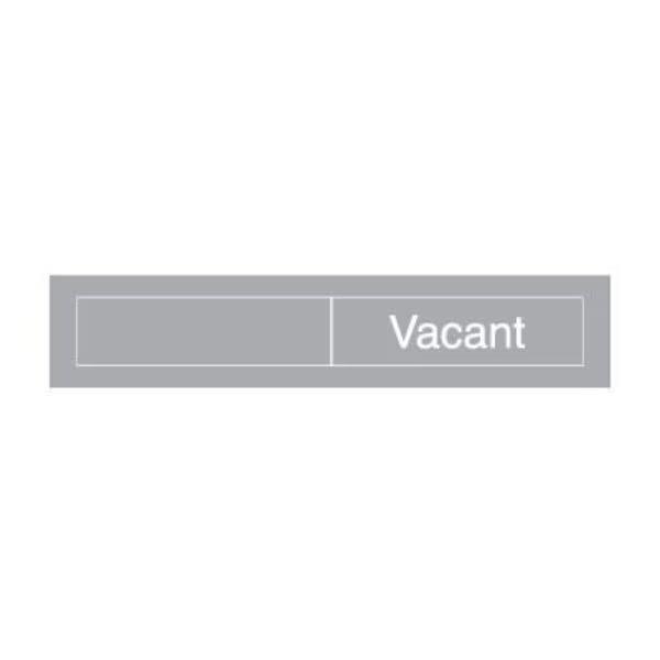 Engraved Occupancy Sign - Occupied Vacant - Black, National Marker Co, Mfr#: EN302BK