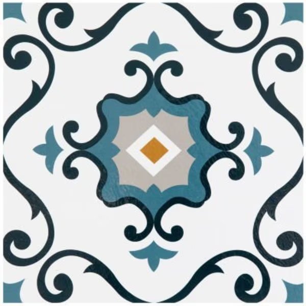 Achim Retro Self Adhesive Vinyl Floor Tile 12in x 12in, Slate, 20 Pack, Achim Importing Co, Mfr#: RTFTV60120