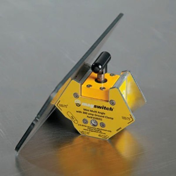 Mini Multi-Angle Welding Magnet w/Grounding - 150 Lbs., Ors Nasco, Mfr#: 474-8100351