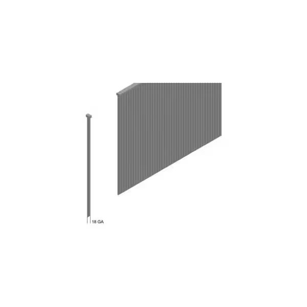 18 Gauge Straight Finish Brad Nail - 1-1/2in Length - 304 Stainless Steel - Pkg of 5000, Prebena, Mfr#: J38CRF