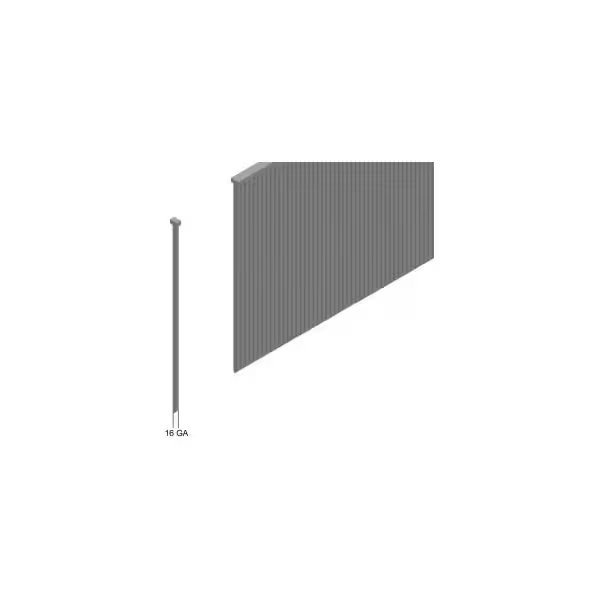 16 Gauge Straight Finish Nail - 2in Length - 304 Stainless Steel - Pkg of 2500 - Made In USA, Prebena, Mfr#: N50CRF