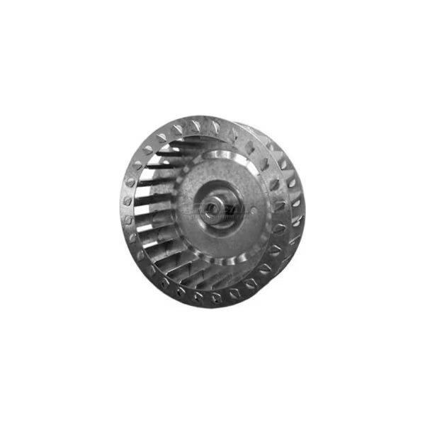 Single Inlet Blower Wheel, 5-1/4" Dia., CCW, 3450 RPM, 1/2" Bore, 3-7/16"W, Galvanized, Lau, Mfr#: 028957-40