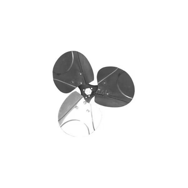 Three Wing Free Air Fan Blade, Alum. Blade, CW, 18" Dia., 18° Pitch, Lau, Mfr#: 3F1823CW
