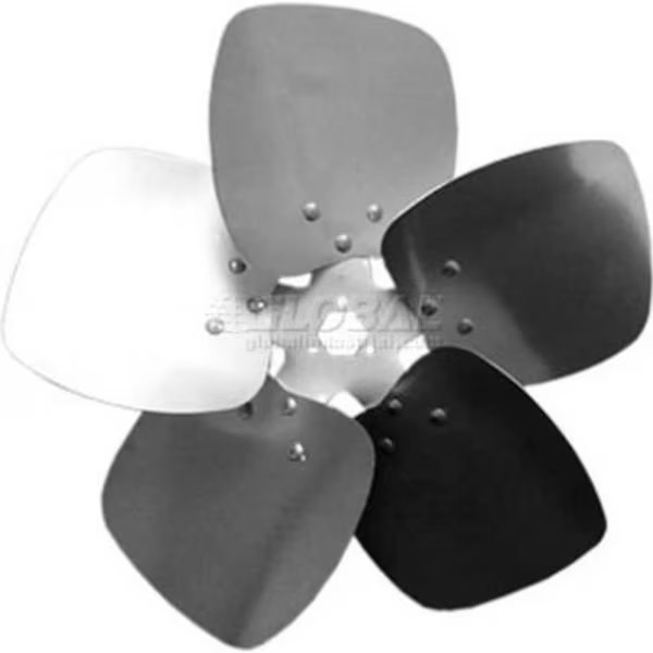 Five Wing Condenser Fan Blade, Interchangeable Hub, Aluminum, CW, 26in Dia., 33 Pitch, Lau, Mfr#: 5C2633CW