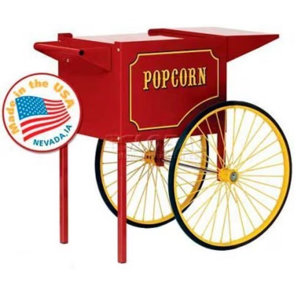 Paragon Popcorn Machine Cart 6oz, 8oz Red, Paragon International, Mfr#: 3070010