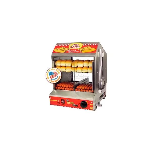 Paragon 8020 Dog Hut„¢ Hot Dog Steamer And Merchandiser, 175 Hot Dogs/40 Buns 120V, Paragon International, Mfr#: 8020