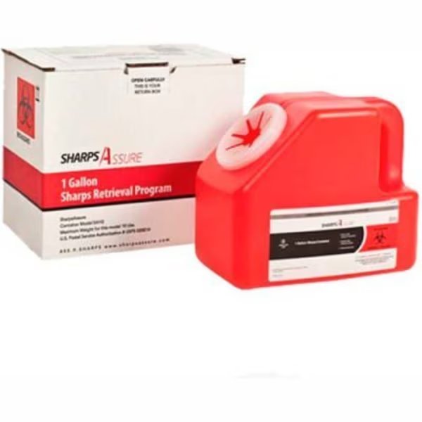 Sharps Assure 1 Gallon Sharps Retrieval Program, Post Medical, Mfr#: SA1G