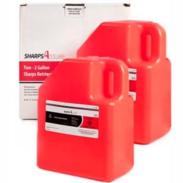 Sharps Assure Two - 2 Gallon Sharps Retrieval Program, Post Medical, Mfr#: SA2G2