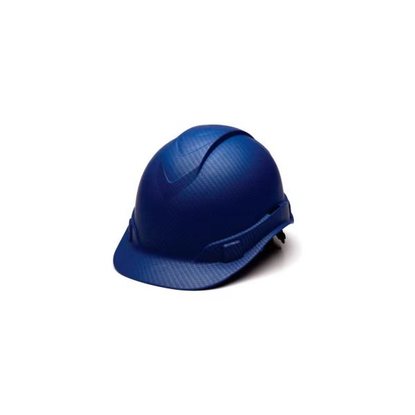 Ridgeline Cap Style Hard Hat, Matte Blue Pattern, 4-Point Ratchet Suspension, Pyramex, Mfr#: HP44122
