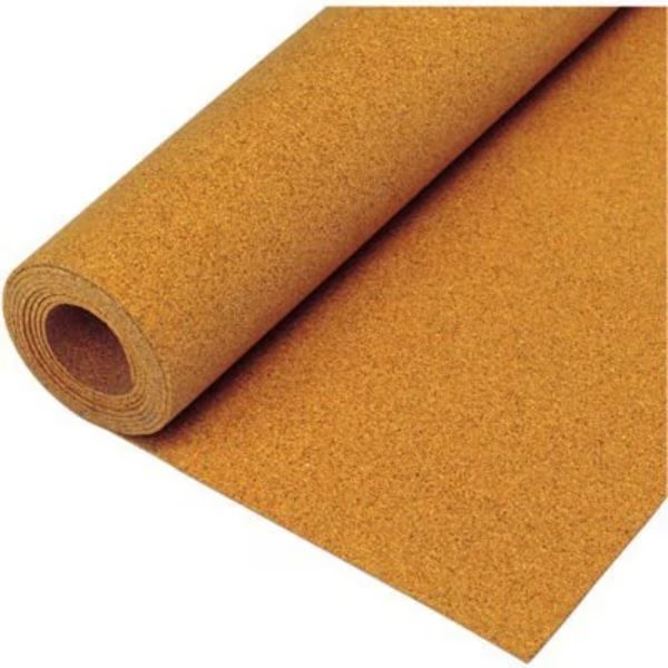Natural Cork Underlayment, 200 Sq/Ft Roll X 50'L X 4'W X 1/4inD, Qep, Mfr#: 72000Q