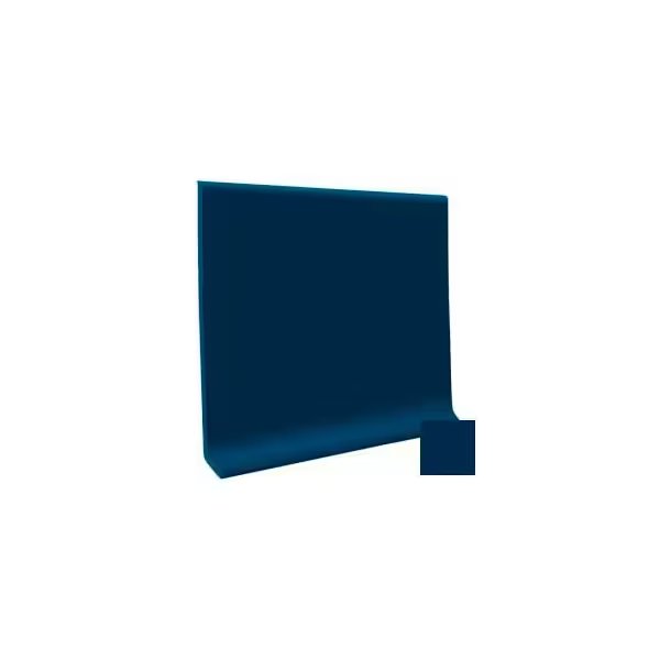 Cove Base 700 Series TPR 4inX1/8inX48in - Deep Navy, Roppe, Mfr#: 40C73P139