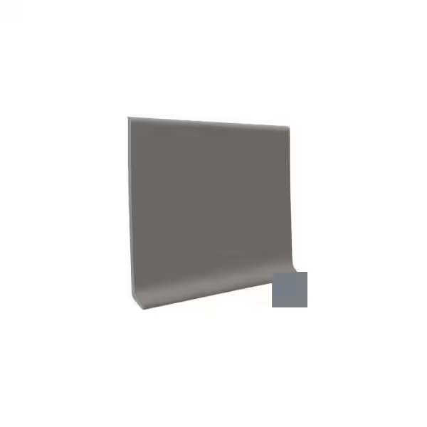 Cove Base Vinyl 4inX1/8inX48in - Dark Gray, Roppe, Mfr#: 40C83P150