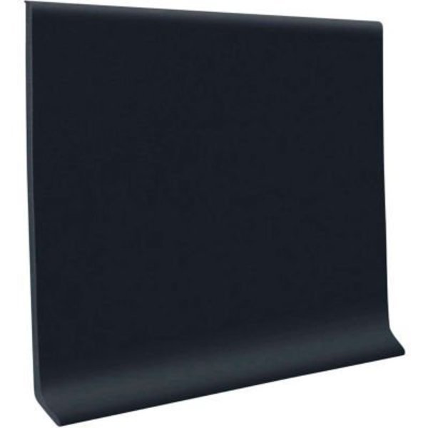 Pinnacle Rubber Wall Base 4.5in x 48in Black, Roppe, Mfr#: 45CR1P100