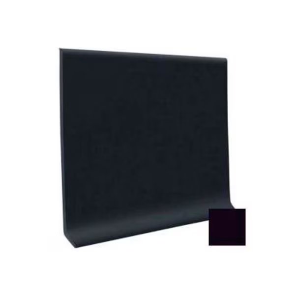 Cove Base 700 Series Vinyl 4inX1/8inX120' Coil - Black, Roppe, Mfr#: C40C81P100