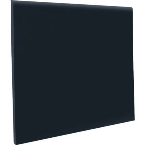 Vinyl No Toe Wall Base Coil 4in x .125in x 120' Black, Roppe, Mfr#: C40N81P100