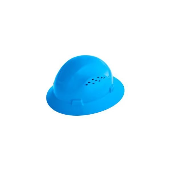 Jackson Safety Advantage Full Brim Hard Hat, Vented, 4-Pt. Ratchet Suspension, Blue, Sellstrom Manufacturing, Mfr#: 20822