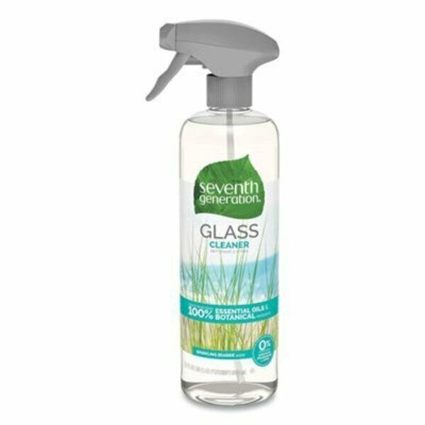 , NATURAL GLASS AND SURFACE CLEANER, SPARKLING SEASIDE, 23 OZ, TRIGGER BOTTLE, Seventh Generation, Mfr#: 44712EA